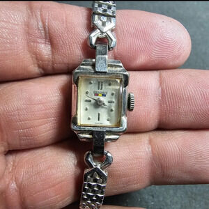 Vintage Benrus Ladies Cocktail Watch 10k GF Not Working For Parts Or Repair